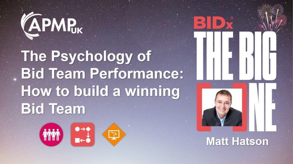 Matt Hatson - The Psychology of Bid Team Performance, APMP BidX TBO 2024