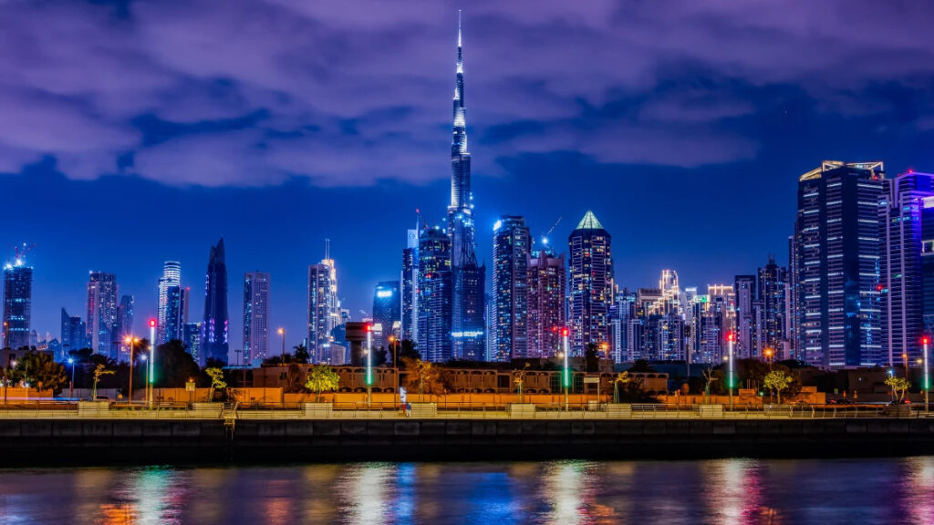 The Burj Khalifa is a skyscraper in Dubai, United Arab Emirates and the world's tallest structure. 